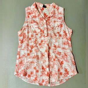 Safari Blouse 🧡🐘🐅🌴